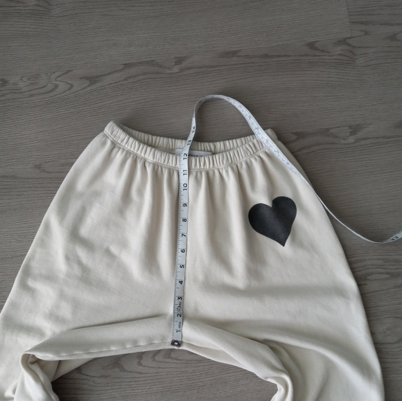 SPRWMN Vintage White Heart Sweatpants S - Picture 13 of 16